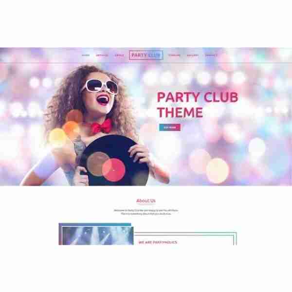 Party Club – HTML Template